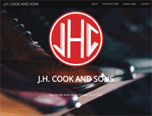Tablet Screenshot of jhcook.com